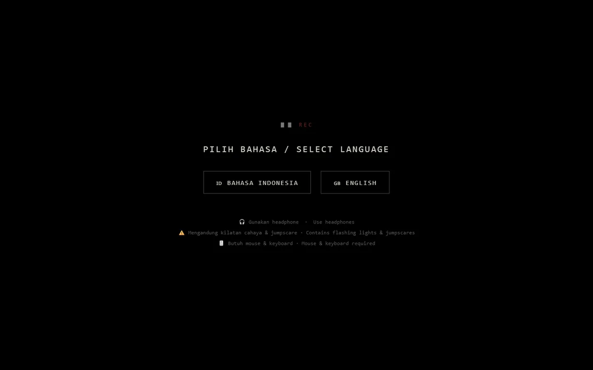 Datang Tak Diundang, 3D horror in the browser